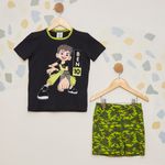 Pijama-Infantil-Manga-Curta-Ben-10