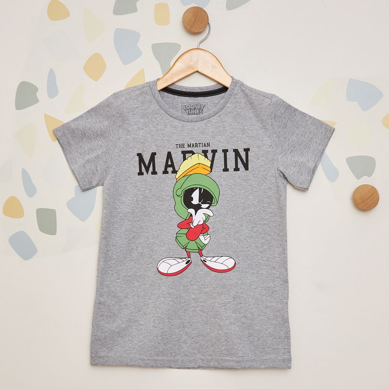 Camiseta-Juvenil-Marvin-O-Marciano