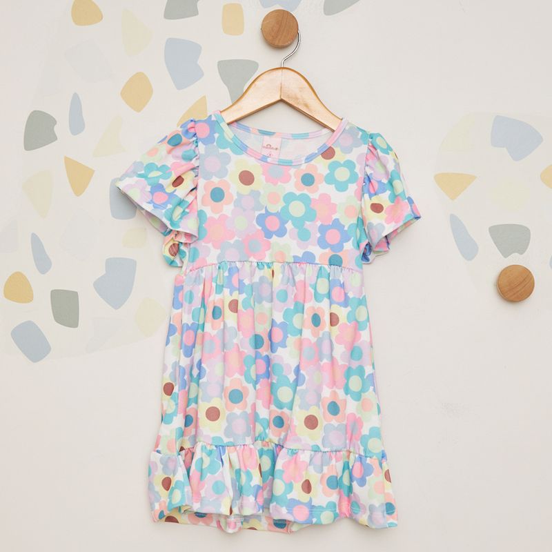 Vestido-Infantil-Flores-Coloridas