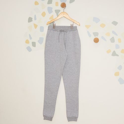 Calça Infantil Jogger Moletom Flor