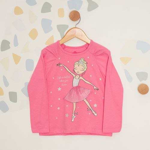 Blusa Infantil Life is Better When You Dance