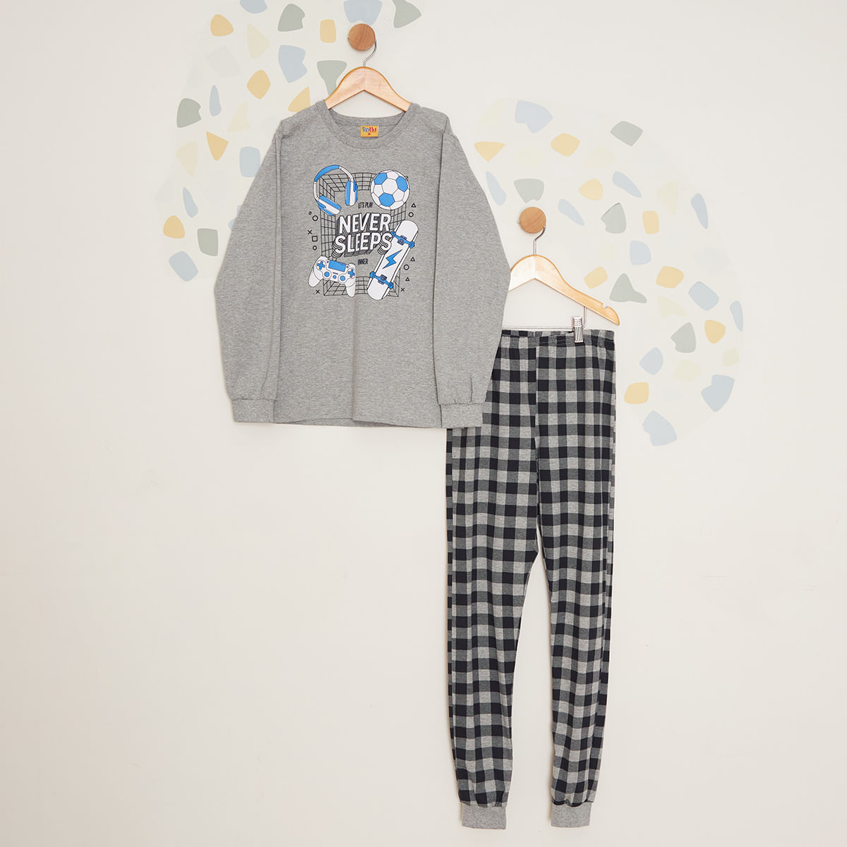 Pijama Infantil Rollú Never Sleep