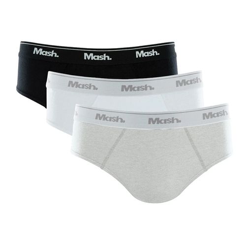 Kit 3 Cuecas Slip Cotton Mash