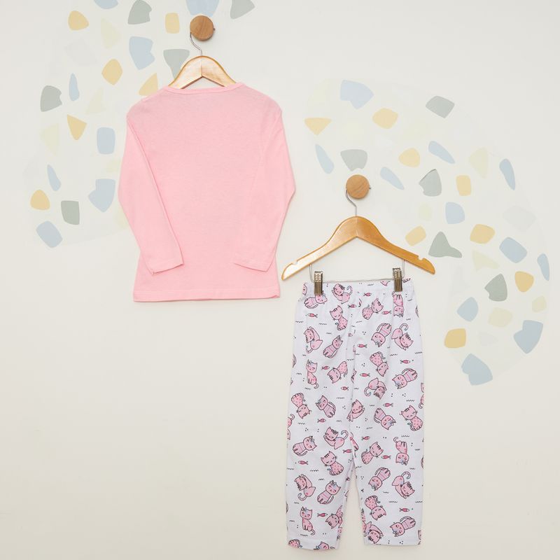 Pijama-Infantil-Estampa-Sortida-Gatinho