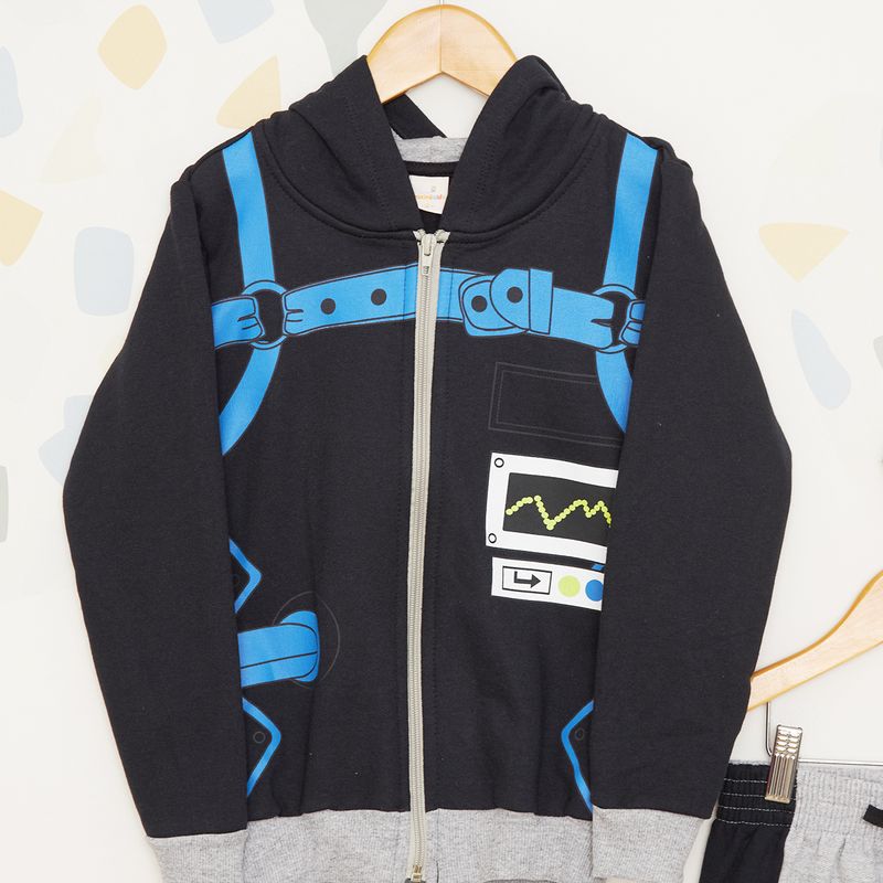 Conjunto-Infantil-Moletom-Astronauta-Preto