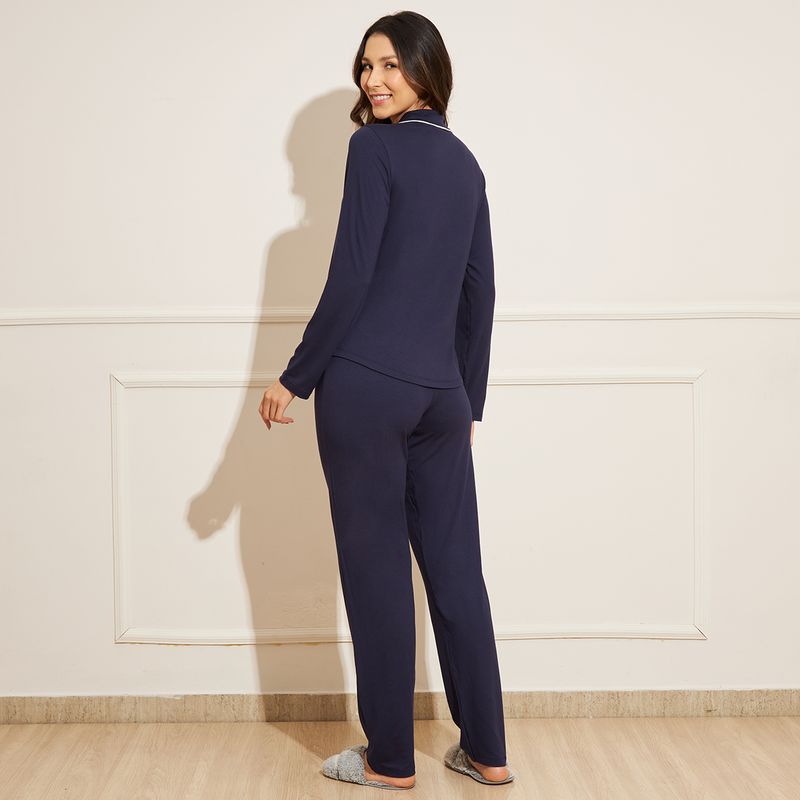 Pijama-Feminino-Americano-Evanilda-Pijamas-Azul