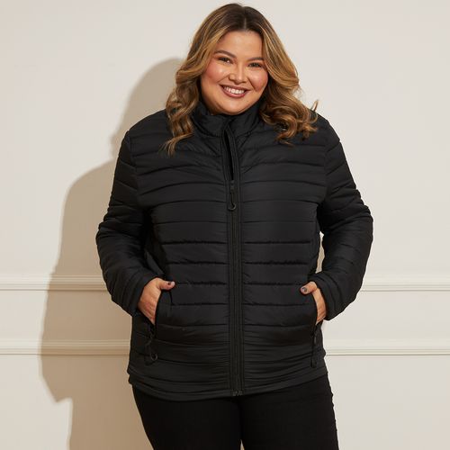 Jaqueta Feminina Plus Size Basic Sou Puffer