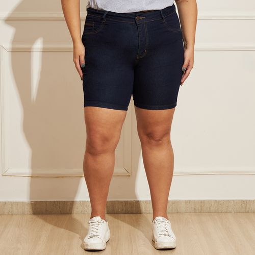 Bermuda Feminina Plus Size Jeans