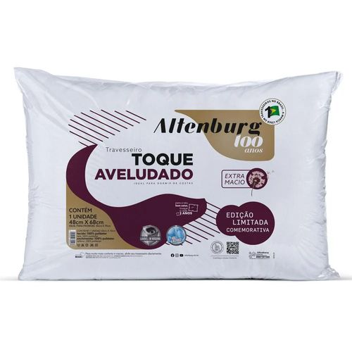 Travesseiro Altenburg Toque Aveludado - 48cm x 68cm