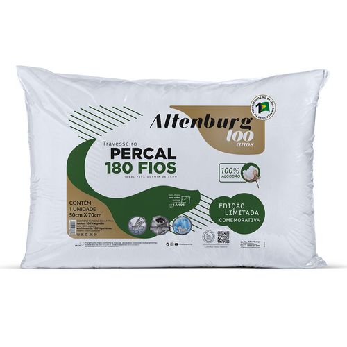 Travesseiro Altenburg Percal 180 Fios - 50cm x 70cm