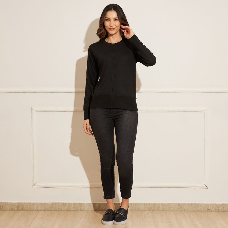 Cardigan-Feminino-Basic-Sou-Gola-Careca---Preto