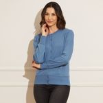Cardigan-Feminino-Basic-Sou-Gola-Careca---Azul