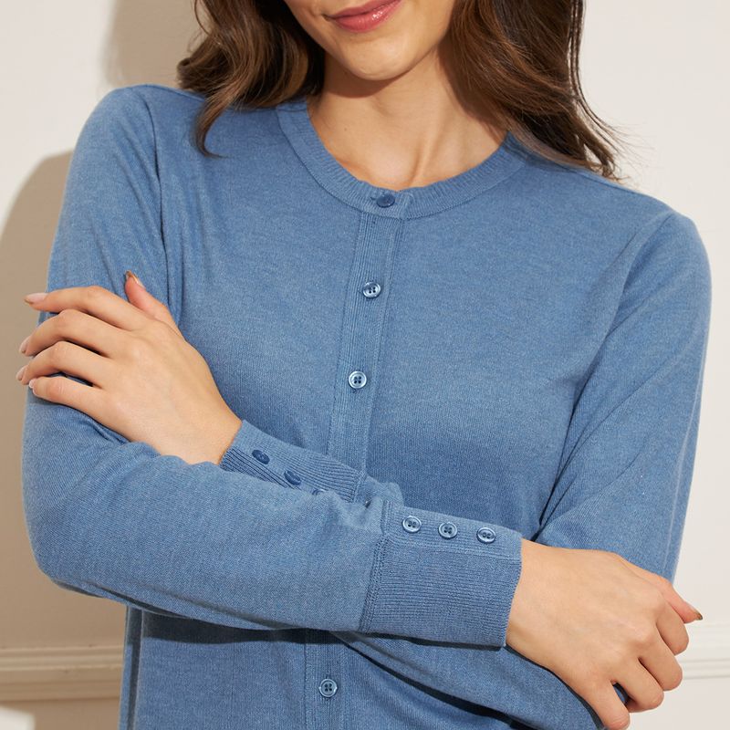 Cardigan-Feminino-Basic-Sou-Gola-Careca---Azul