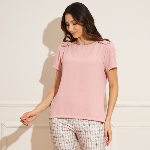Blusa Feminina Ombro Fivela