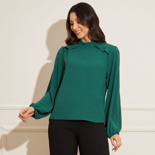 Blusa Feminina Manga Bufante