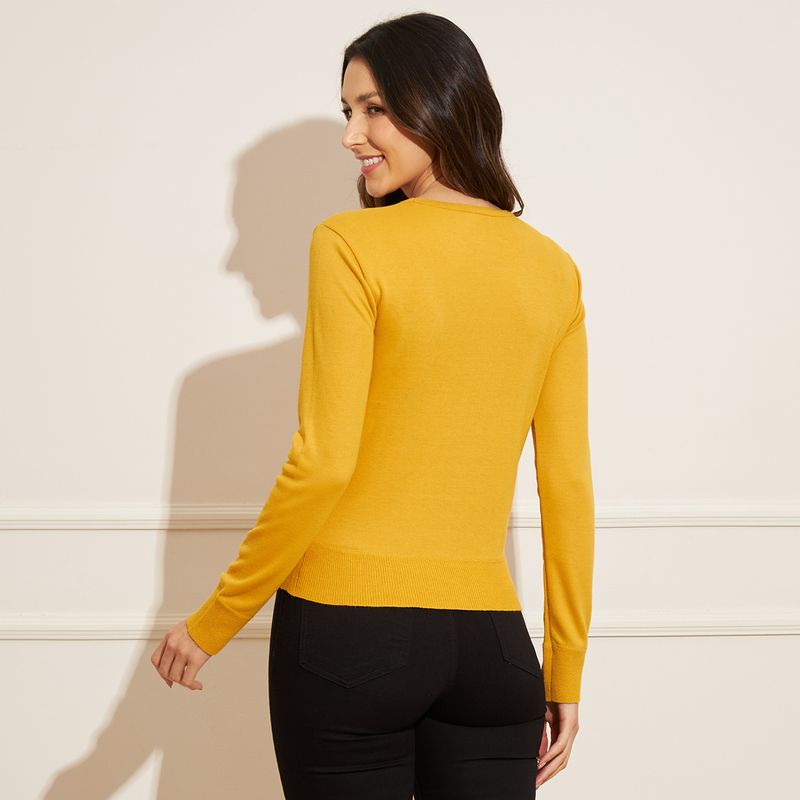 Sueter-Feminino-Basic-Sou-Gola-Redonda---Amarelo