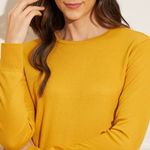 Sueter-Feminino-Basic-Sou-Gola-Redonda---Amarelo