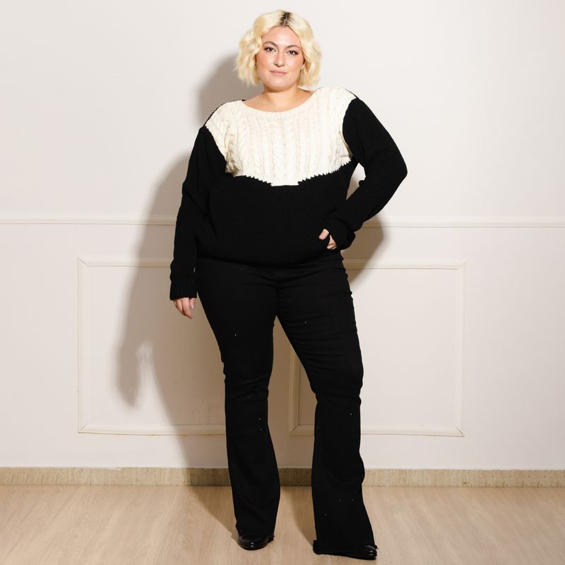 Tricot-Feminino-Plus-Size-Bicolor-Preto