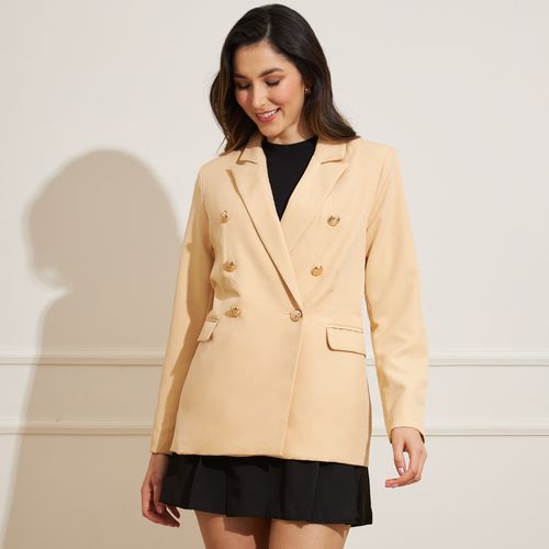 Blazer Feminino Aishty Abotoadura Dupla