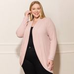 Cardigan-Feminino-Plus-Size-Rovitex-Alongado-Rosa