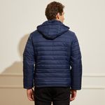 Jaqueta-Masculina-Red-Nose-Puffer-com-Pelo-Azul