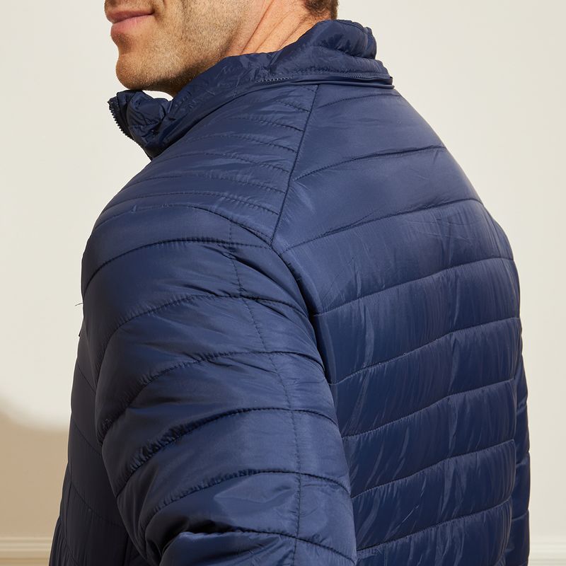 Jaqueta-Masculina-Red-Nose-Puffer-com-Pelo-Azul