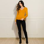 Sueter-Feminino-Tricot-Trancinhas---Amarelo