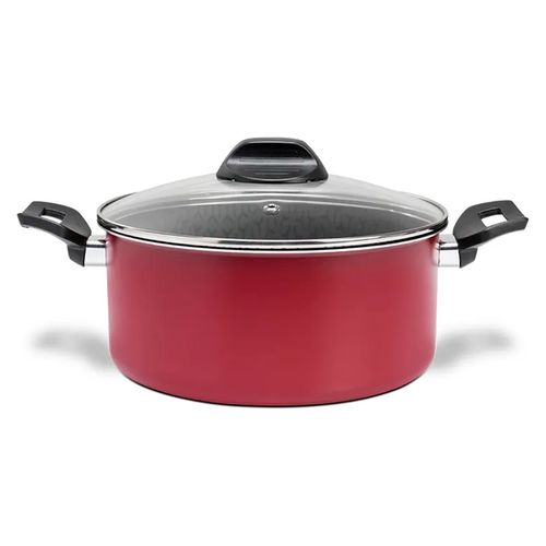 Caçarola com Tampa 20cm Brinox Anis - Vermelho