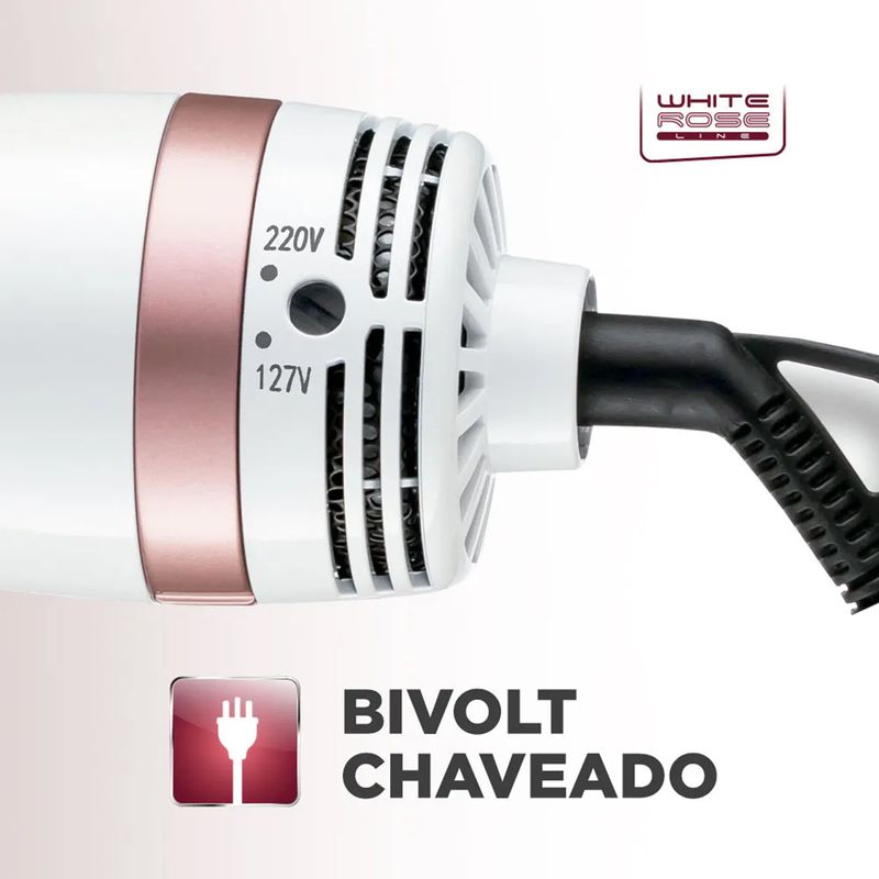 Escova-Secadora-Mondial-White-Rose-Line-ES-50-Bivolt