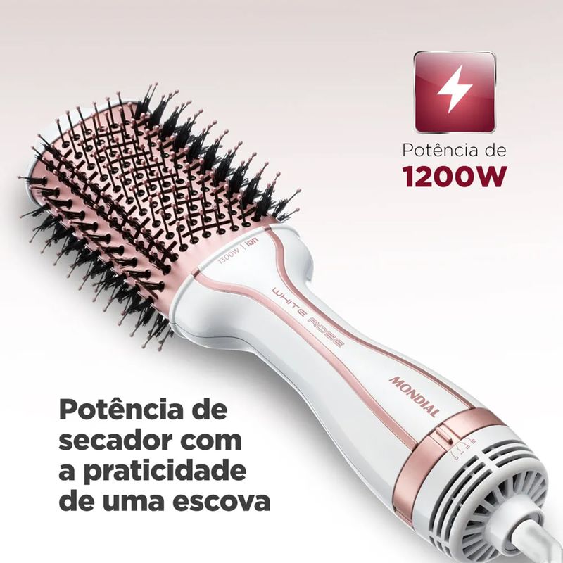 Escova-Secadora-Mondial-White-Rose-Line-ES-50-Bivolt