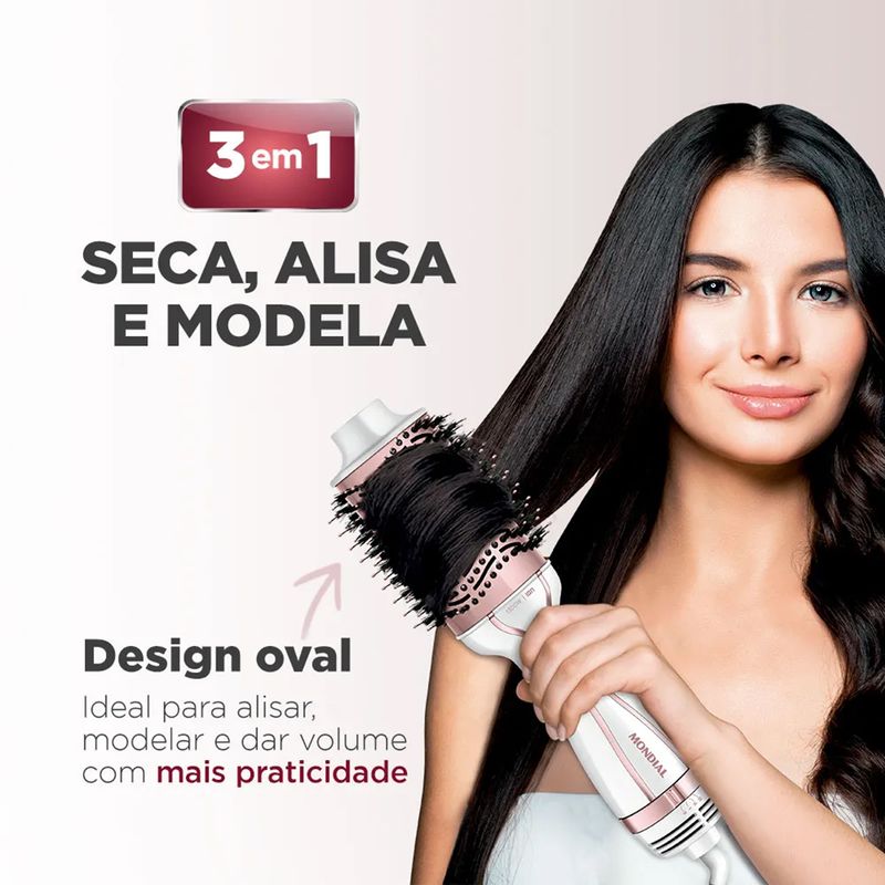 Escova-Secadora-Mondial-White-Rose-Line-ES-50-Bivolt