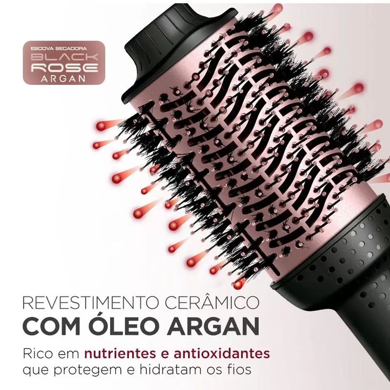 Escova-Secadora-Mondial-Black-Rose-Argan-127V