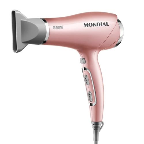 Secador de Cabelo Mondial Golden Rose 2000W 127V