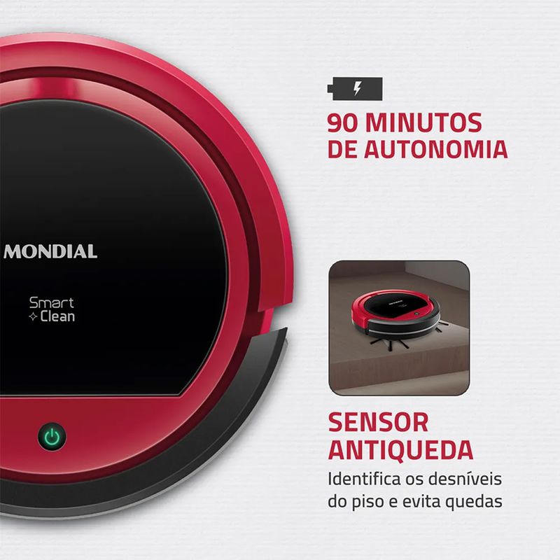Robo-Aspirador-de-Po-Smart-Clean-Mondial-RB-07