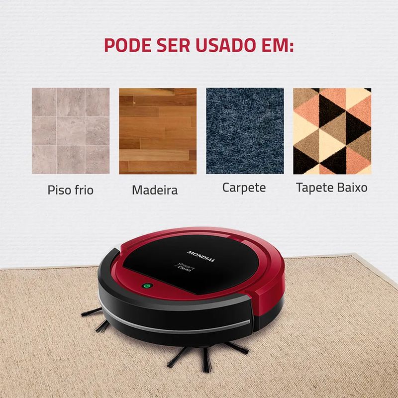 Robo-Aspirador-de-Po-Smart-Clean-Mondial-RB-07