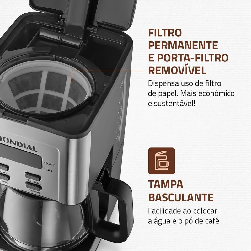 Cafeteira-Eletrica-Mondial-Digital-C44-32X-127V