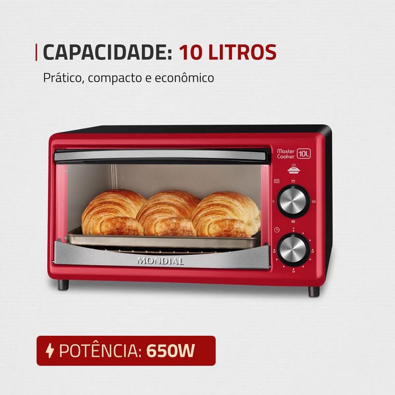 Forno-Eletrico-Mondial-Master-Cooker-10L-FR-20-127V
