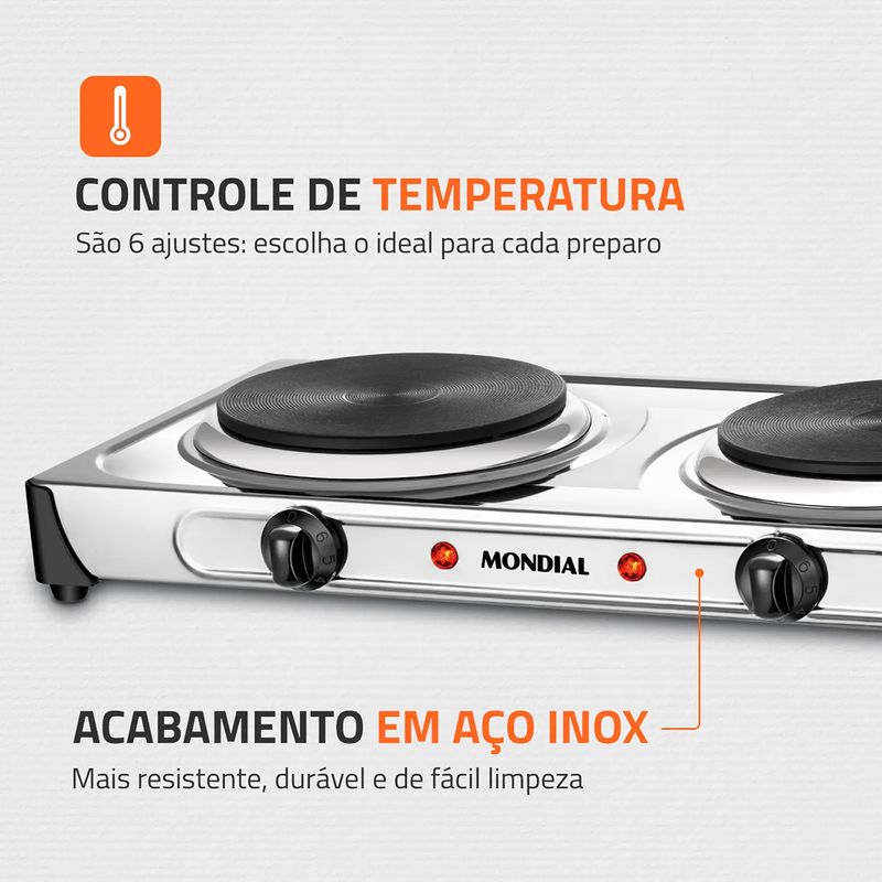 Fogao-Eletrico-Mondial-Fast-Cook-Dual-FE-03-127v