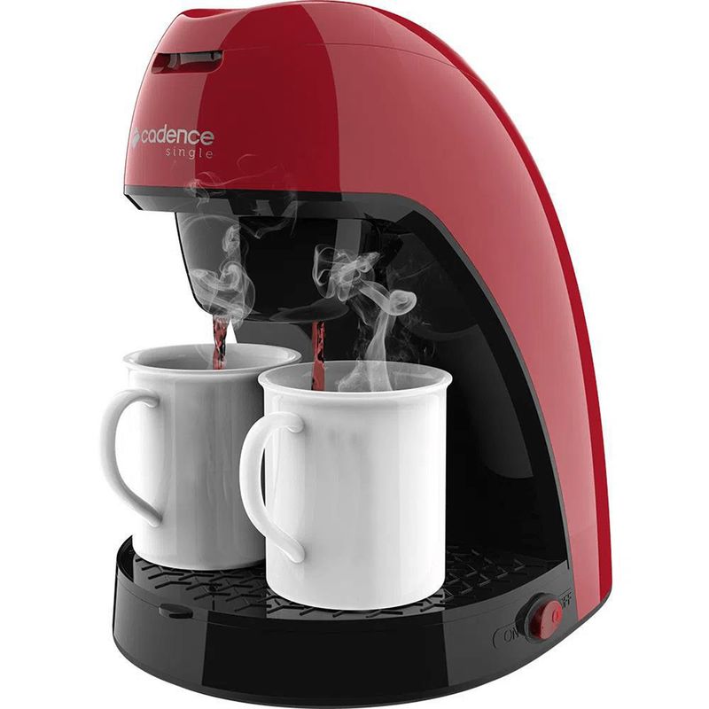 Cafeteira-Cadence-Single-Colors-CAF211-2-Xicaras-Vermelha-127V