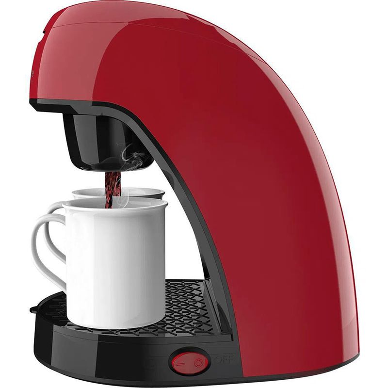 Cafeteira-Cadence-Single-Colors-CAF211-2-Xicaras-Vermelha-127V