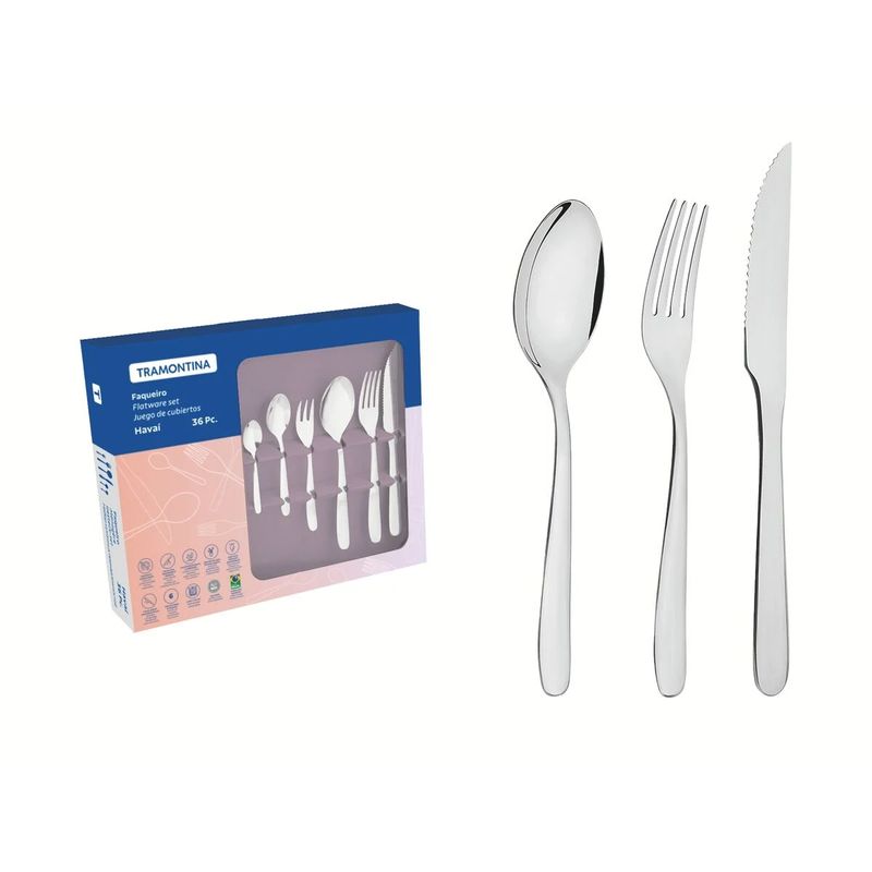 Faqueiro-Tramontina-Aco-Inox-Havai-36-Pecas