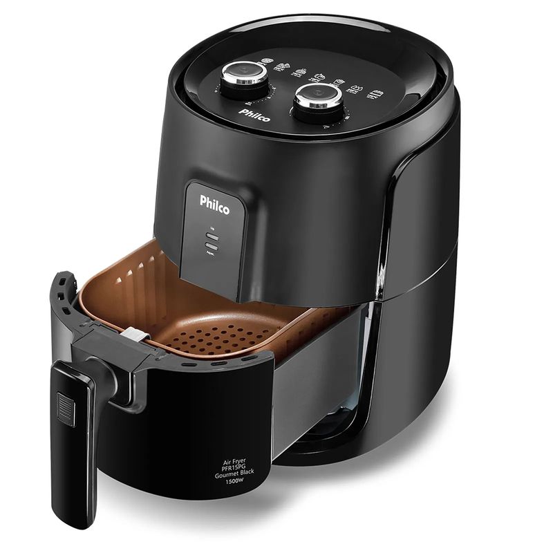 Fritadeira-Air-Fryer-Philco-PFR15PG-Cesto-Quadrado-44L-1500W