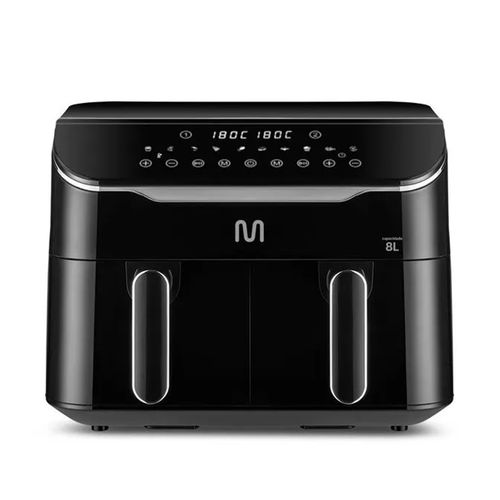 Fritadeira Air Fryer 8 Multi 2 Gavetas 1800w 127v - GO219