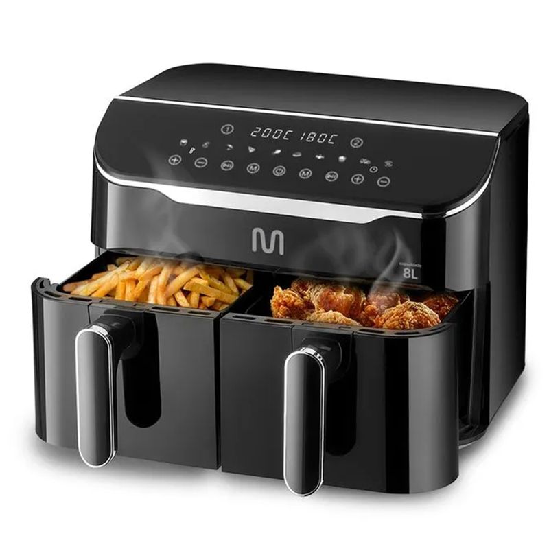 Fritadeira-Air-Fryer-8-Multi-2-Gavetas-1800w-127v---GO219