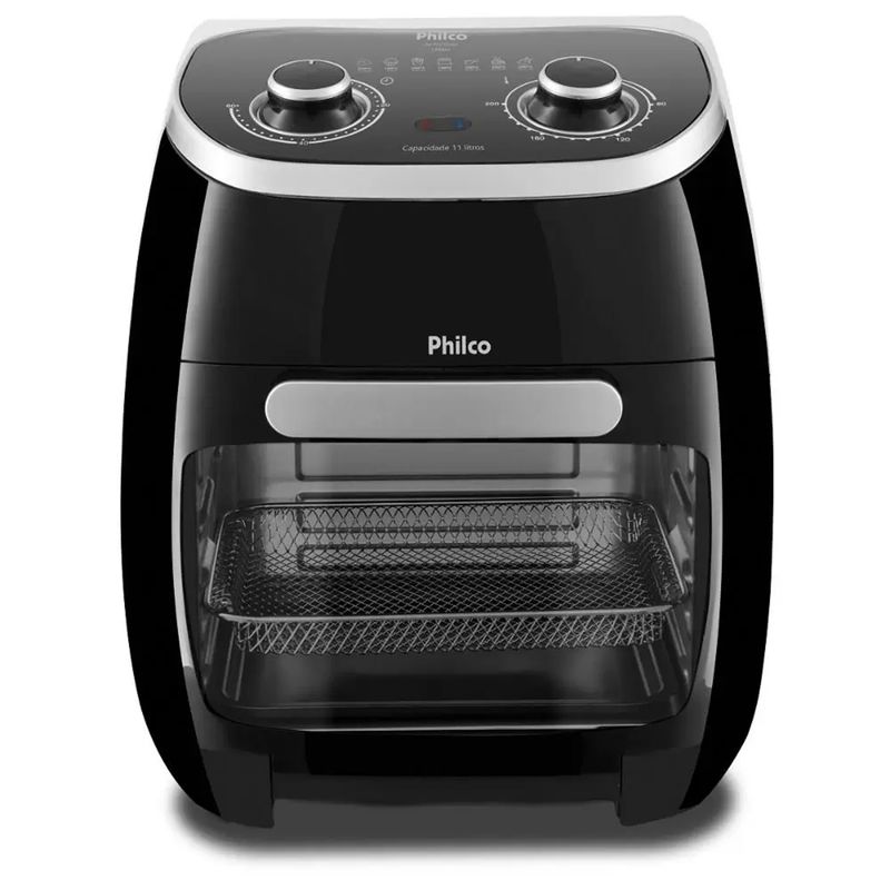 Fritadeira-Air-Fryer-Oven-Philco-PFR2000P-2-em-1-11L-1700W-127v