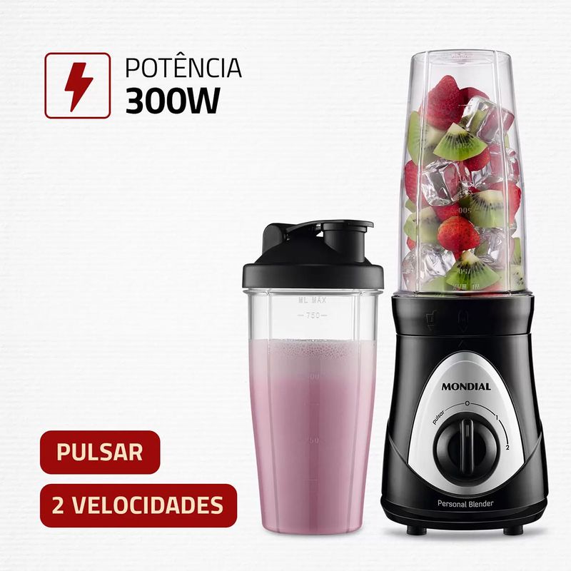 Liquidificador-Portatil-Mondial-Personal-Blender-DG-01-127v