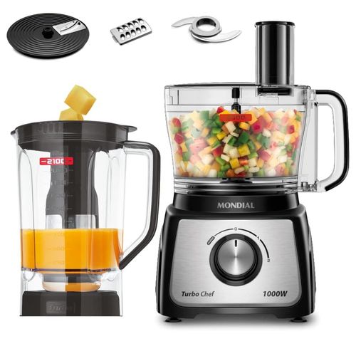 Multiprocessador Turbo Chef 5 em 1 Mondial MPN-01-B 127v