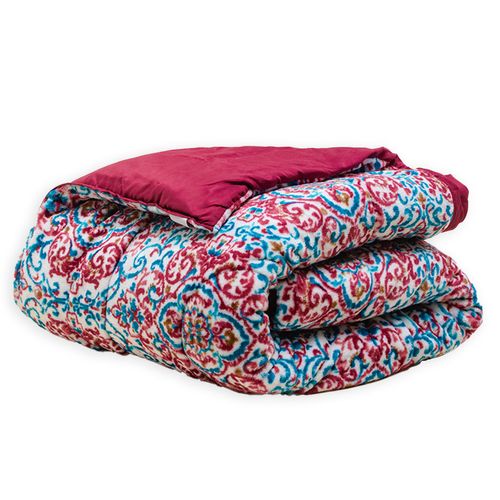 Edredom Dupla Face Queen Flannel Estampado