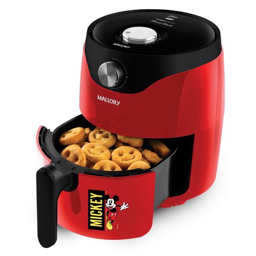 Fritadeira Elétrica Air Fryer Mallory Funny Fryer Mickey Mouse 127v - Vermelho