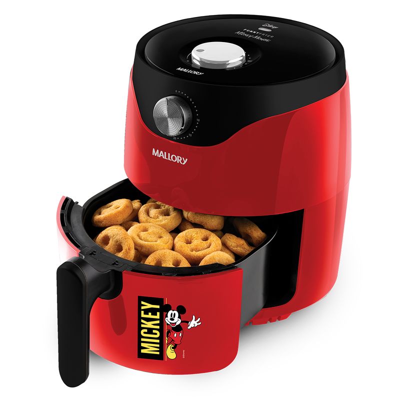 Fritadeira-Eletrica-Air-Fryer-Mallory-Funny-Fryer-Mickey-Mouse-220v---Vermelho